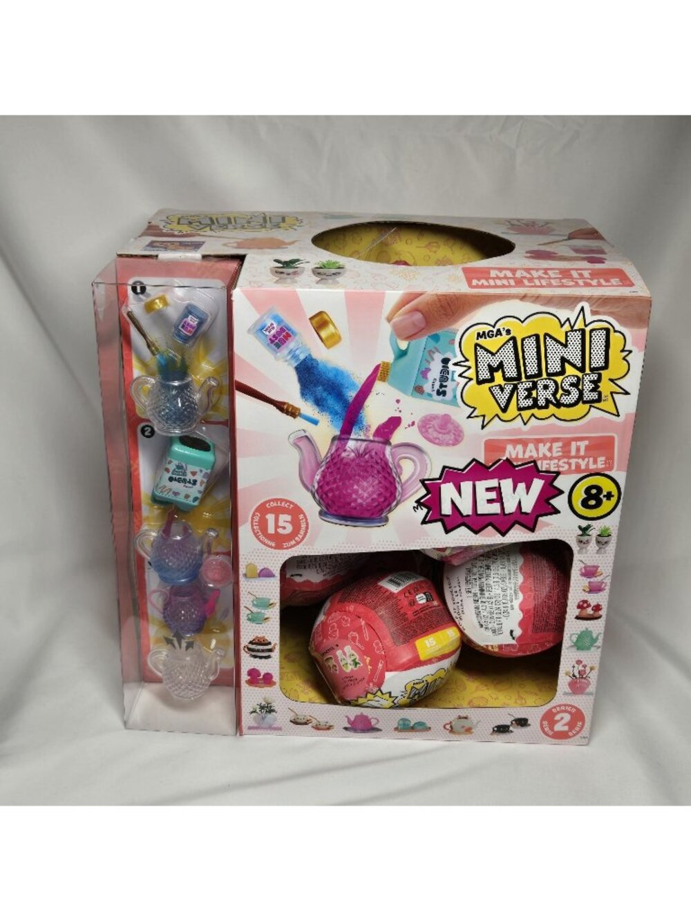 MGA's Miniverse Make It Mini LIFESTYLE SERIES 2 Lot of 14 balls with Display Box